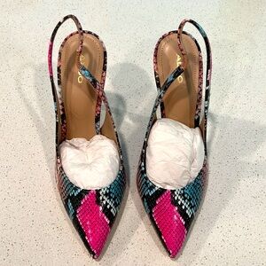BRAND NEW ALDO Multi Color Snake print